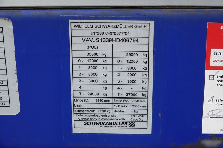 Schwarzmuller / FIRANKA / OŚ PODNOSZONA / OSIE SAF / zdjęcie 29