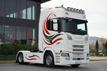 Scania S 500 / RETARDER / KLIMATYZACJA POSTOJOWA / EURO 6