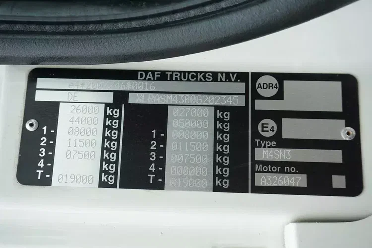 DAF CF / 480 / 6 X 2 / SKRZYNIOWY + HDS / PALFINGER PK 22 001L / OŚ SKRĘTNA / CHWYTAK zdjęcie 12