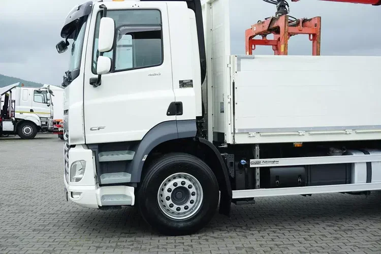 DAF CF / 480 / 6 X 2 / SKRZYNIOWY + HDS / PALFINGER PK 22 001L / OŚ SKRĘTNA / CHWYTAK zdjęcie 19