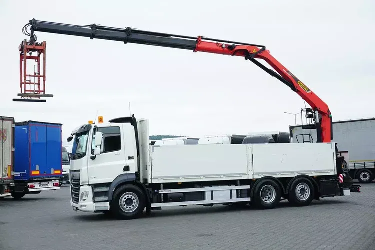 DAF CF / 480 / 6 X 2 / SKRZYNIOWY + HDS / PALFINGER PK 22 001L / OŚ SKRĘTNA / CHWYTAK zdjęcie 4