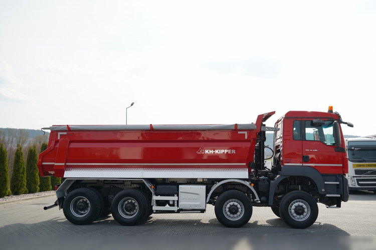 MAN TGS 41.480 / 8X8 / WYWROTKA TYLNOZSYPOWA / KH KIPPER / AUTOMAT / EURO 6 zdjęcie 13