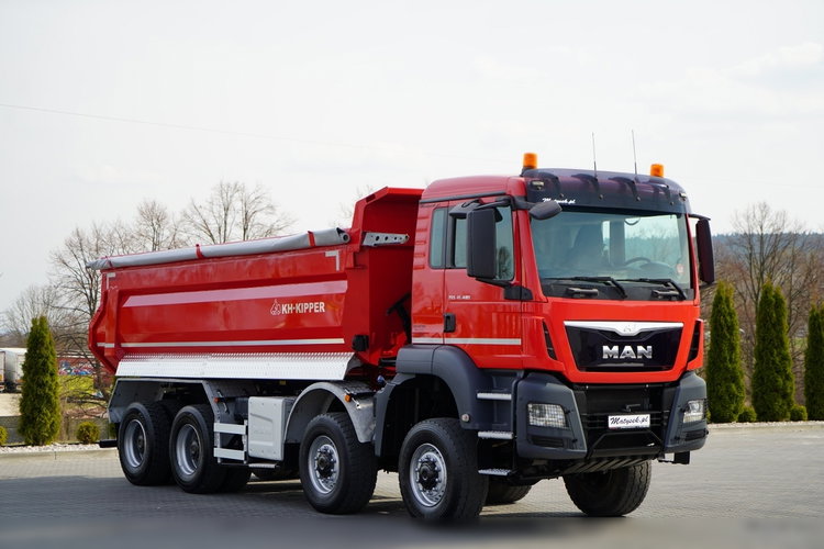 MAN TGS 41.480 / 8X8 / WYWROTKA TYLNOZSYPOWA / KH KIPPER / AUTOMAT / EURO 6 zdjęcie 14