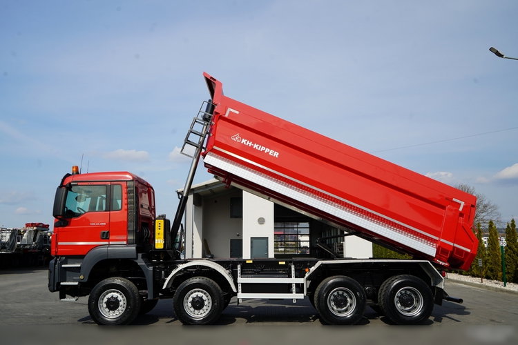 MAN TGS 41.480 / 8X8 / WYWROTKA TYLNOZSYPOWA / KH KIPPER / AUTOMAT / EURO 6 zdjęcie 3