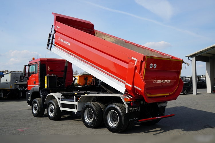 MAN TGS 41.480 / 8X8 / WYWROTKA TYLNOZSYPOWA / KH KIPPER / AUTOMAT / EURO 6 zdjęcie 4