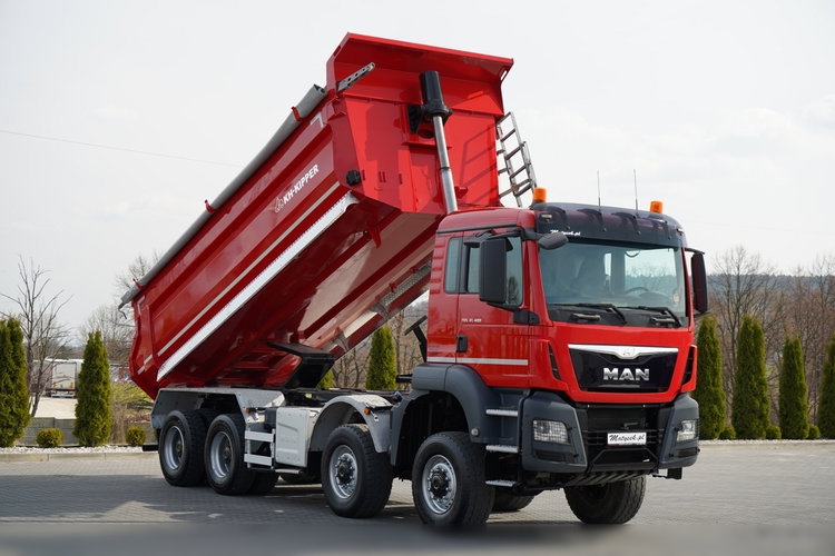 MAN TGS 41.480 / 8X8 / WYWROTKA TYLNOZSYPOWA / KH KIPPER / AUTOMAT / EURO 6 zdjęcie 8