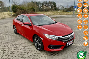 Honda Civic 1.5ivtec ledy Navi kamera salon PL 1 wl 2xdvd asystenci 1.r.gwarancji