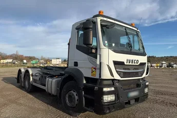 Iveco Stralis 360 6x2 / 50 tys. km / Hakowiec Marell AL20 S55 / oś skrętna