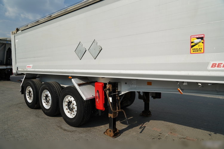 BENALU WYWROTKA / 29 m3 / ALUMINIOWA / OŚ PODNOSZONA / WAGA: 5 000 KG / ALUFELGI  / PLANDEKA ELEKTRYCZNA / SPROWADZONA zdjęcie 9