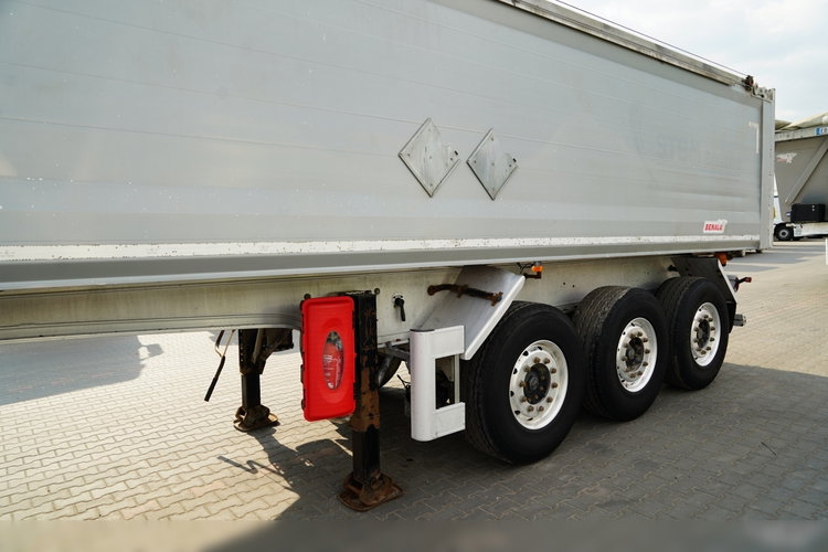 BENALU WYWROTKA / 29 m3 / ALUMINIOWA / OŚ PODNOSZONA / WAGA: 5 000 KG / ALUFELGI  / PLANDEKA ELEKTRYCZNA / SPROWADZONA zdjęcie 10