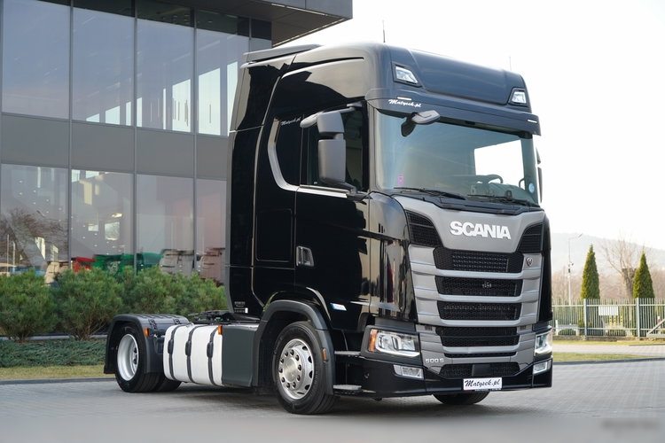 Scania S 500 / RETARDER / LOW DECK / MEGA / BAKI 1 400 L / KLIMA POSTOJOWA / PO ZŁOTYM KONTRAKCIE SERWISOWYM / zdjęcie 1