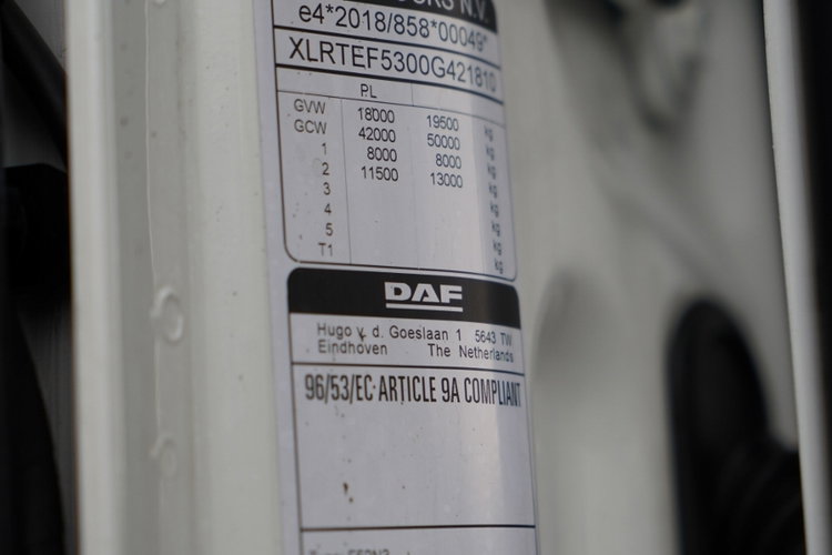 DAF XG 480 / OPONY 100%  / POLSKI SALON / PO KONTRAKCIE SERWISOWYM zdjęcie 38