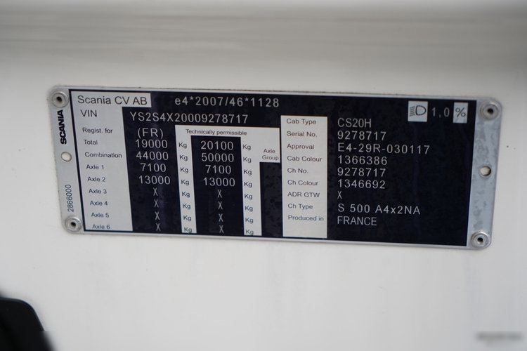 Scania S 500 / RETARDER / KLIMATYZACJA POSTOJOWA / OPONY 100% / EURO 6 zdjęcie 38