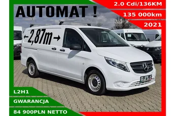 Mercedes vito L2H1 84900zł NETTO 2.0Cdi/136KM