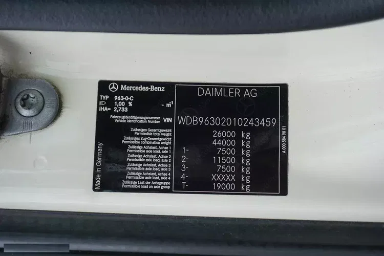 Mercedes / ACTROS / 2540 / ACC / E 6 / ZESTAW PRZEJAZDOWY / CHŁODNIA + WINDA / 38 PALET zdjęcie 11