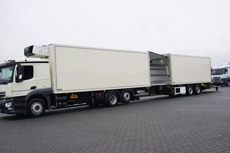 Mercedes / ACTROS / 2540 / ACC / E 6 / ZESTAW PRZEJAZDOWY / CHŁODNIA + WINDA / 38 PALET zdjęcie 15