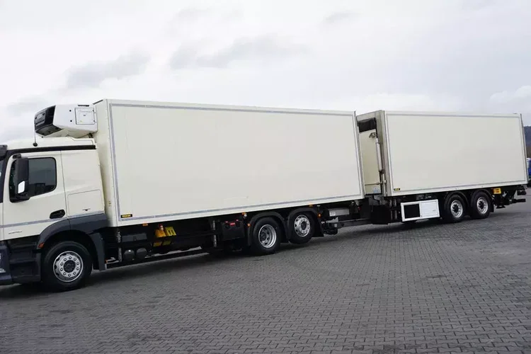 Mercedes / ACTROS / 2540 / ACC / E 6 / ZESTAW PRZEJAZDOWY / CHŁODNIA + WINDA / 38 PALET zdjęcie 3