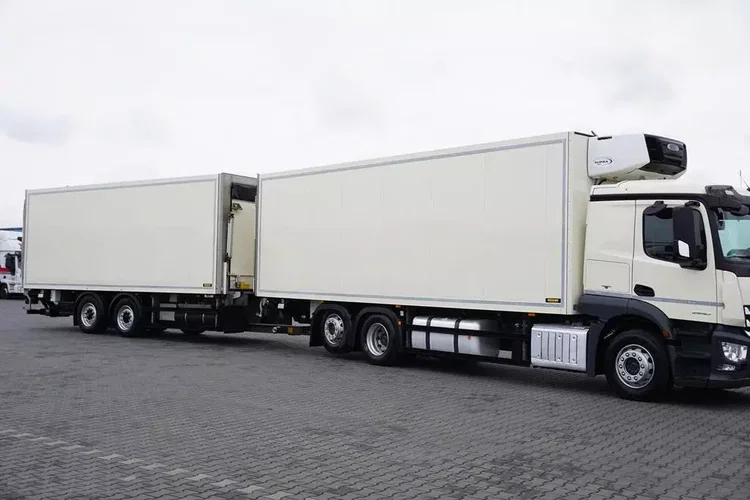 Mercedes / ACTROS / 2540 / ACC / E 6 / ZESTAW PRZEJAZDOWY / CHŁODNIA + WINDA / 38 PALET zdjęcie 4