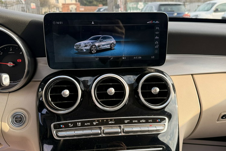 Mercedes C 200 Gwarancja, Stan bardzo dobry, Skóra, LED, Zarejestrowany zdjęcie 13