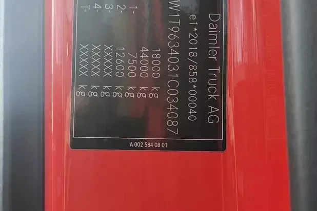 Mercedes ACTROS prokontraktowy zdjęcie 16