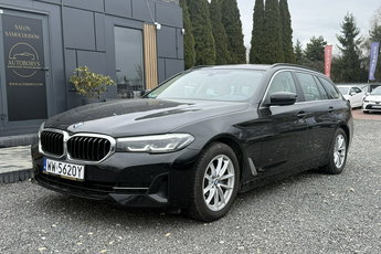 BMW 518 Salon Polska Poleasingowy I właściciel Serwis ASO VAT 23% Bezwypadkowy