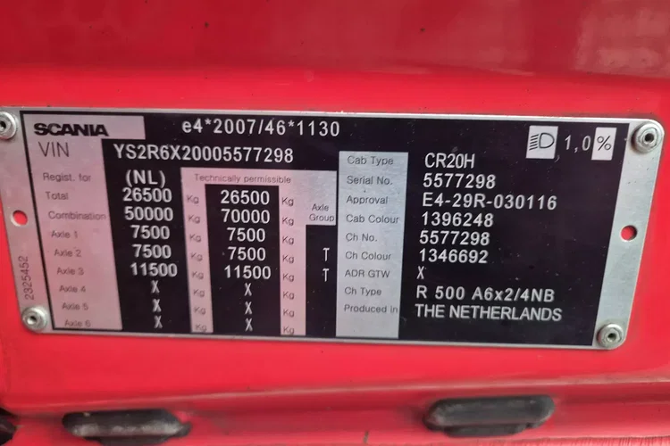 Scania R500 zdjęcie 39