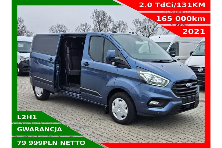 Ford transit-custom L2H1 79999zł NETTO Brygadówka 6 osób 2.0TdCi/131KM zdjęcie 1