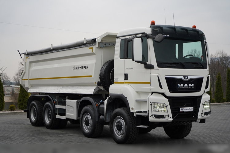 MAN TGS 41.460 / 8X8 / WYWROTKA TYLNOZSYPOWA / KH KIPPER / UAL / NAVI /  EURO 6 zdjęcie 14