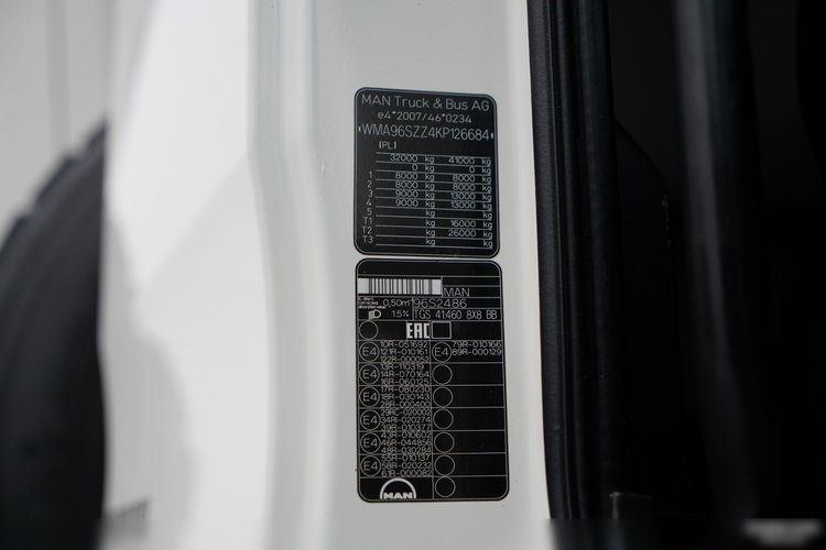 MAN TGS 41.460 / 8X8 / WYWROTKA TYLNOZSYPOWA / KH KIPPER / UAL / NAVI /  EURO 6 zdjęcie 46