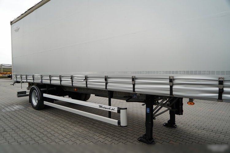 Fruehauf / FIRANKA CITYLINER / OŚ SKRĘTNA / 11 M DŁUGOŚĆ / ZAWIESIE NA WÓZEK / MOCNA PODŁOGA zdjęcie 9