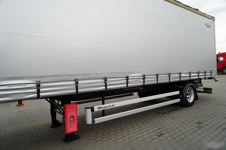 Fruehauf / FIRANKA CITYLINER / OŚ SKRĘTNA / 11 M DŁUGOŚĆ / ZAWIESIE NA WÓZEK / MOCNA PODŁOGA zdjęcie 10