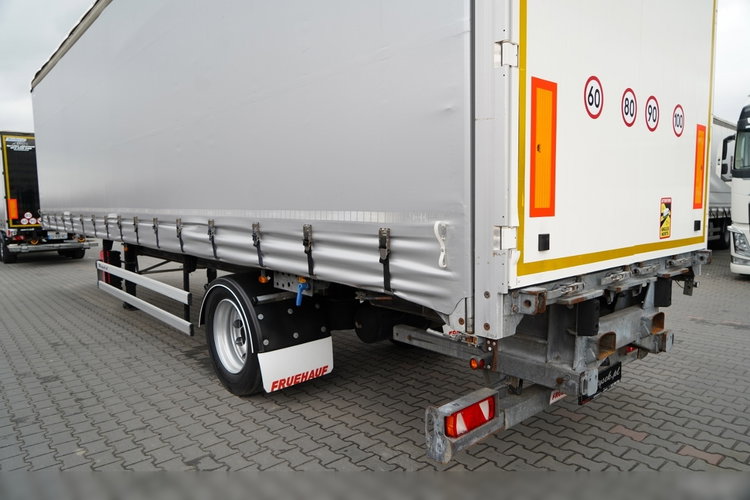 Fruehauf / FIRANKA CITYLINER / OŚ SKRĘTNA / 11 M DŁUGOŚĆ / ZAWIESIE NA WÓZEK / MOCNA PODŁOGA zdjęcie 11