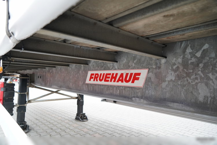 Fruehauf / FIRANKA CITYLINER / OŚ SKRĘTNA / 11 M DŁUGOŚĆ / ZAWIESIE NA WÓZEK / MOCNA PODŁOGA zdjęcie 27