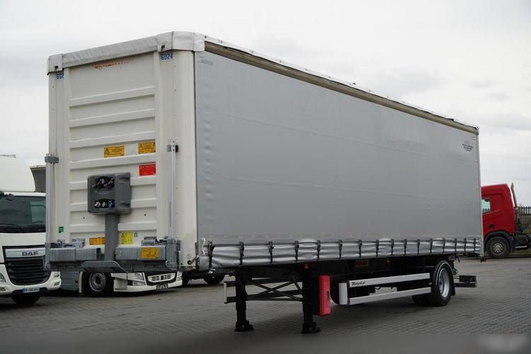 Fruehauf / FIRANKA CITYLINER / OŚ SKRĘTNA / 11 M DŁUGOŚĆ / ZAWIESIE NA WÓZEK / MOCNA PODŁOGA zdjęcie 3