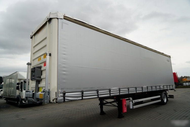 Fruehauf / FIRANKA CITYLINER / OŚ SKRĘTNA / 11 M DŁUGOŚĆ / ZAWIESIE NA WÓZEK / MOCNA PODŁOGA zdjęcie 4