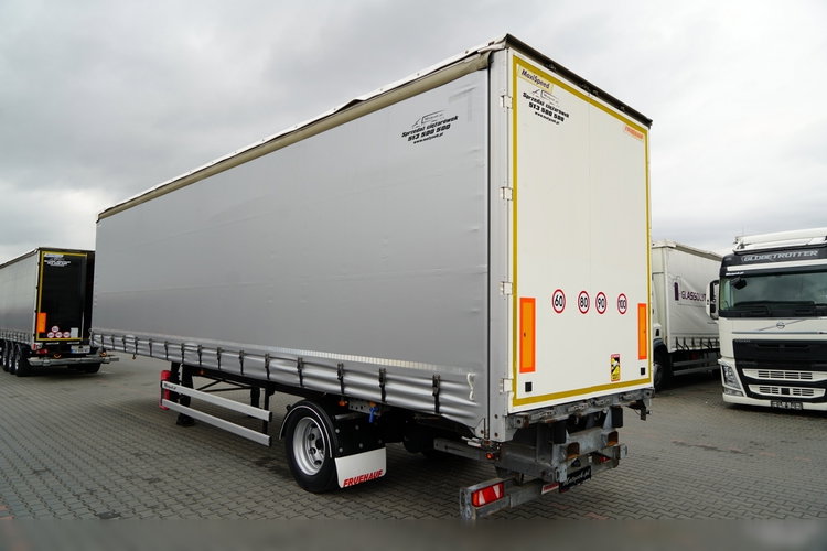 Fruehauf / FIRANKA CITYLINER / OŚ SKRĘTNA / 11 M DŁUGOŚĆ / ZAWIESIE NA WÓZEK / MOCNA PODŁOGA zdjęcie 5