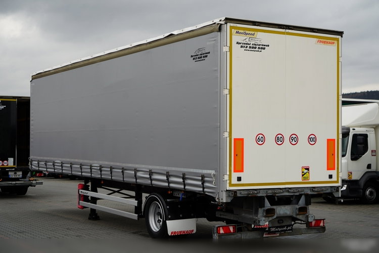 Fruehauf / FIRANKA CITYLINER / OŚ SKRĘTNA / 11 M DŁUGOŚĆ / ZAWIESIE NA WÓZEK / MOCNA PODŁOGA zdjęcie 6