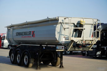 Schwarzmuller WYWROTKA / 25 m3 / STALOWA RYNNA / STANDARD / OŚ PODNOSZONA / SAF