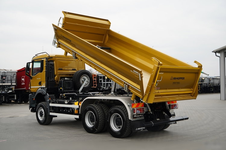 MAN TGS 33.480 / 6X6 / WYWROTKA 3 STRONNA / BORDMATIC / HYDROBURTA / KH KIPPER / AUTOMAT / FABRYCZNIE NOWY / DOSTĘPNY OD RĘKI / zdjęcie 3