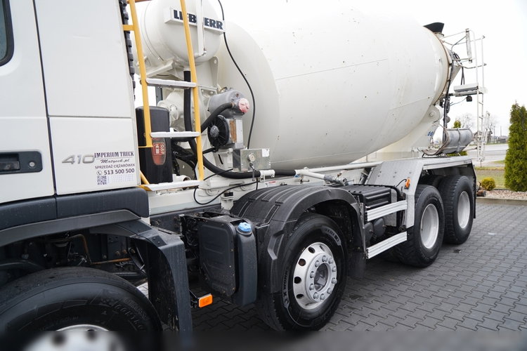 Volvo FMX 410 / 8x4 / GRUSZKA / BETONOMIESZARKA / LIEBHERR / 9 M3 / I-SHIFT/ ALUFELGI / zdjęcie 10