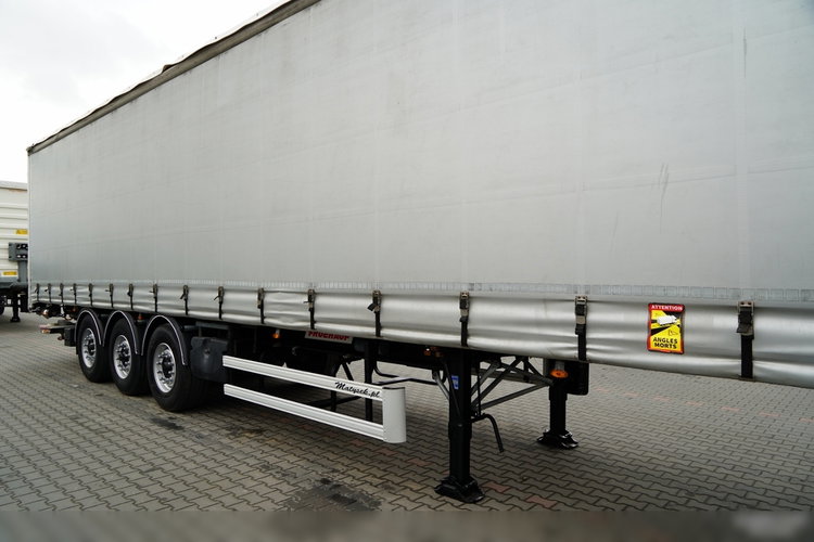 Fruehauf / FIRANKA / STANDARD / WINDA  DHOLLANDIA 2 000 kg / MOCNA PODŁOGA SZYNA DESKA / KOSZ NA PALETY zdjęcie 9