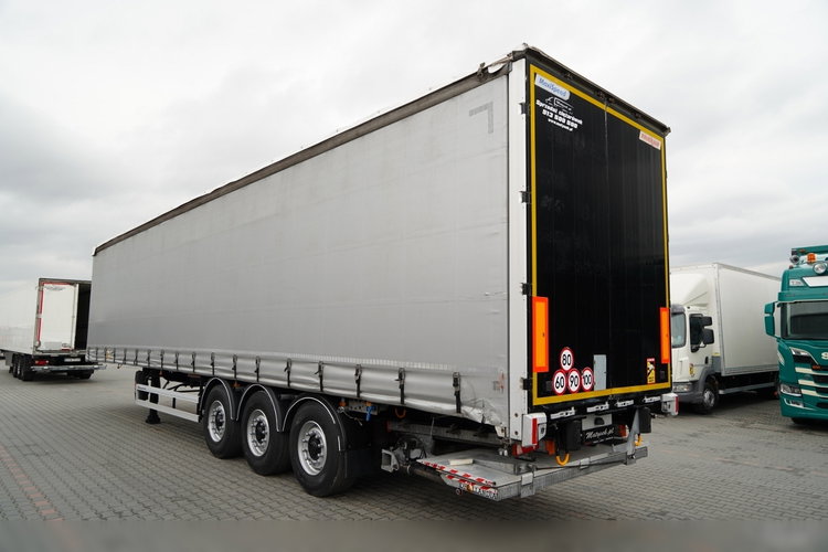 Fruehauf / FIRANKA / STANDARD / WINDA  DHOLLANDIA 2 000 kg / MOCNA PODŁOGA SZYNA DESKA / KOSZ NA PALETY zdjęcie 2