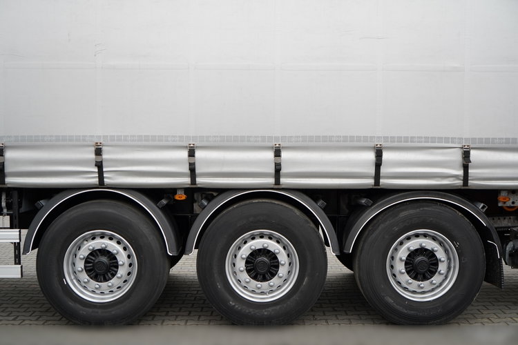 Fruehauf / FIRANKA / STANDARD / WINDA  DHOLLANDIA 2 000 kg / MOCNA PODŁOGA SZYNA DESKA / KOSZ NA PALETY zdjęcie 29