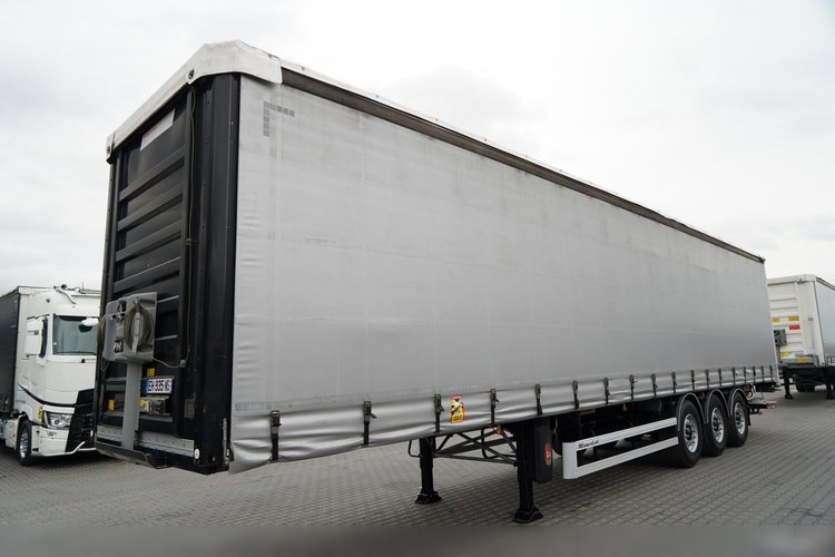 Fruehauf / FIRANKA / STANDARD / WINDA  DHOLLANDIA 2 000 kg / MOCNA PODŁOGA SZYNA DESKA / KOSZ NA PALETY zdjęcie 4