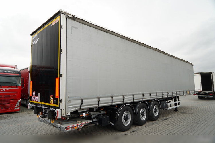 Fruehauf / FIRANKA / STANDARD / WINDA  DHOLLANDIA 2 000 kg / MOCNA PODŁOGA SZYNA DESKA / KOSZ NA PALETY zdjęcie 6