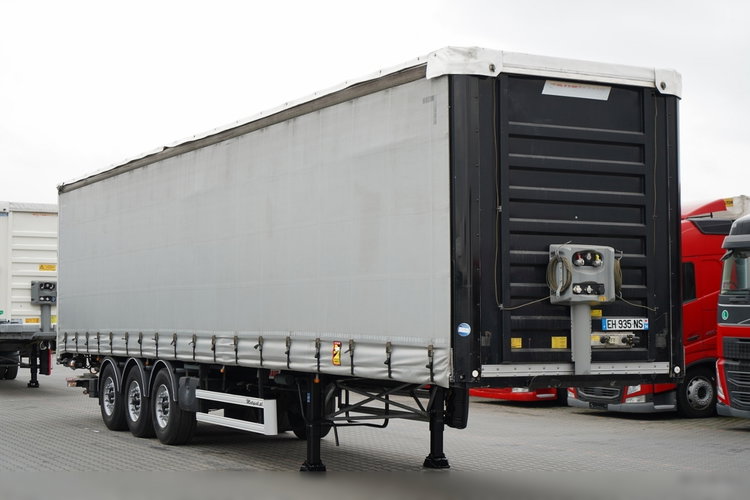 Fruehauf / FIRANKA / STANDARD / WINDA  DHOLLANDIA 2 000 kg / MOCNA PODŁOGA SZYNA DESKA / KOSZ NA PALETY zdjęcie 8