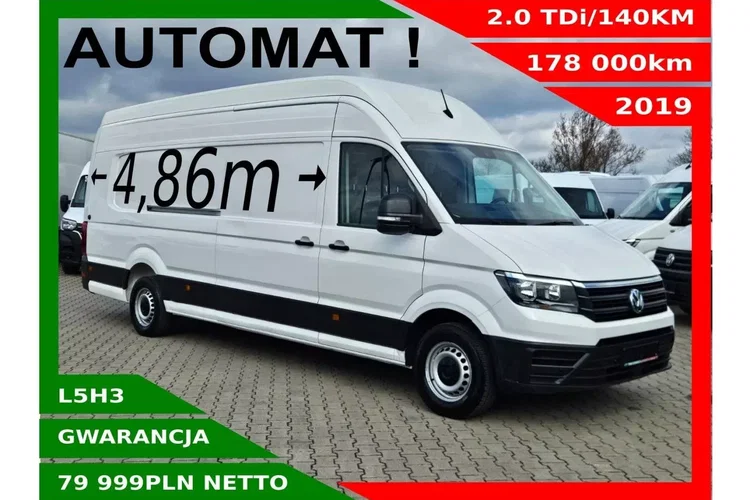 Volkswagen Crafter L5H3 79999zł NETTO 2.0TDi/140KM zdjęcie 1