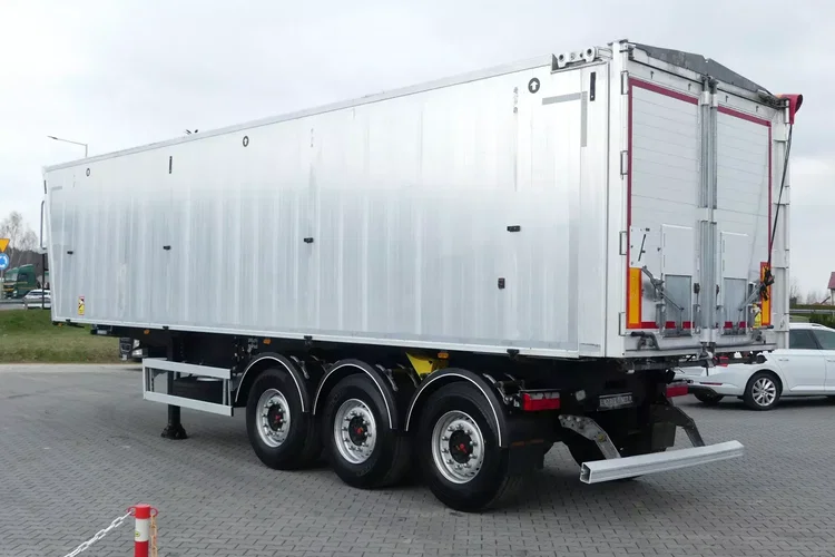 Mega WYWROTKA 50m3 / KLAPO DRZWI / 2 x SZYBER / OŚ PODNOSZONA / zdjęcie 4