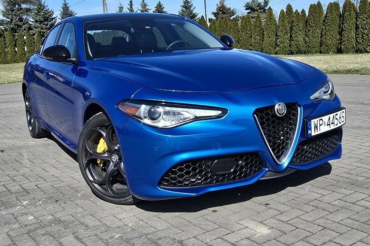 Alfa Romeo Giulia 2.0Turbo Benz. 4x4.Automat.Navi.Kam.Cof.Skóry.Łopatki. zdjęcie 2