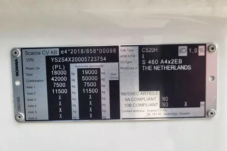 Scania S 460 A4x2EB Mega zdjęcie 10